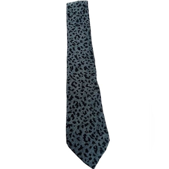 ARMANI Collezioni gray / black tie, 61% viscose, 39% silk - Picture 1 of 5